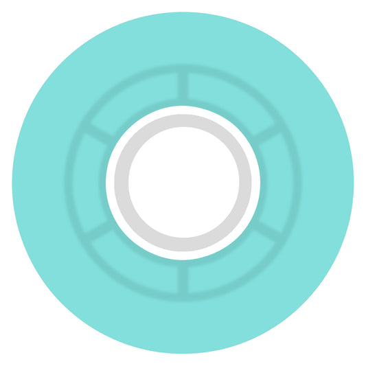 Ricta Wheels 57mm 78a Clouds Transparent Aqua White Skateboard Wheels