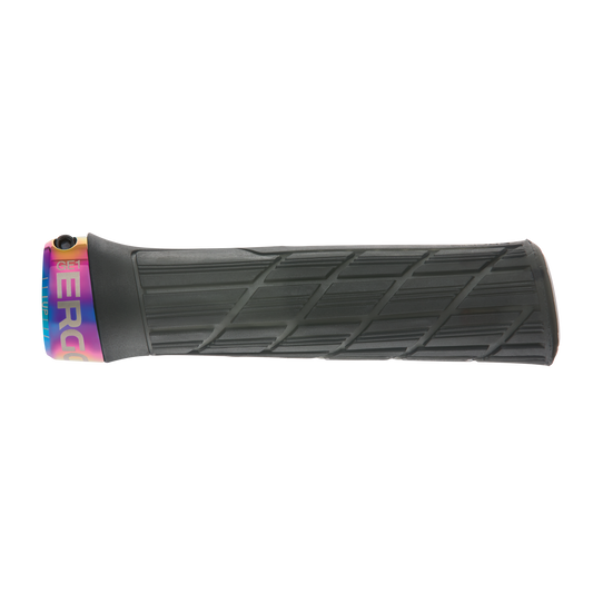 Ergon GE1 Evo Factory Slim Lock-On Mountain Bike Flat Bar Grips Frozen Stealth Oil Slick