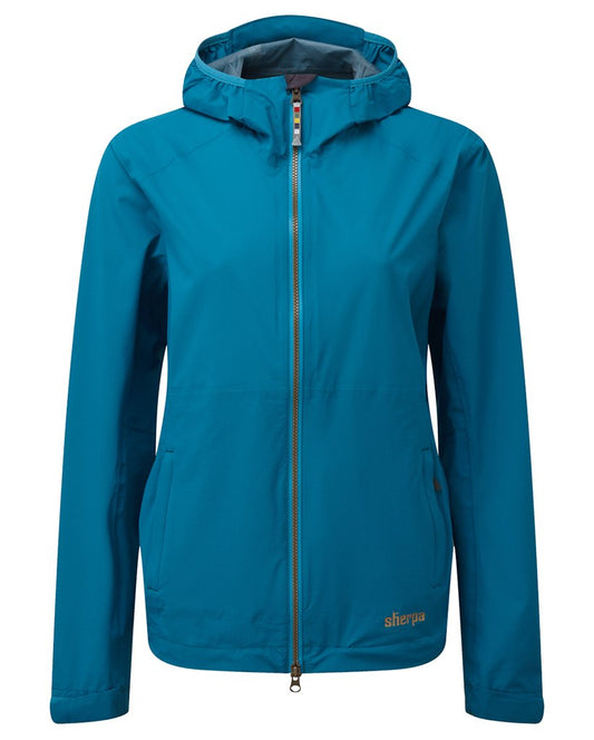 Sherpa Women's Asaar 2.5-Layer 20k Waterproof Rain Jacket Blue