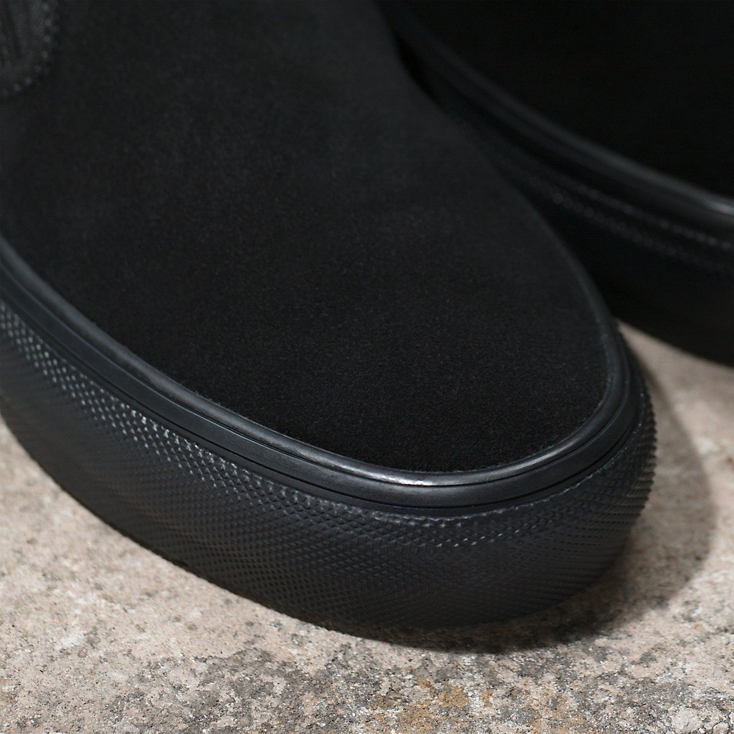 VANS Skate Slip-On Black Black Toe