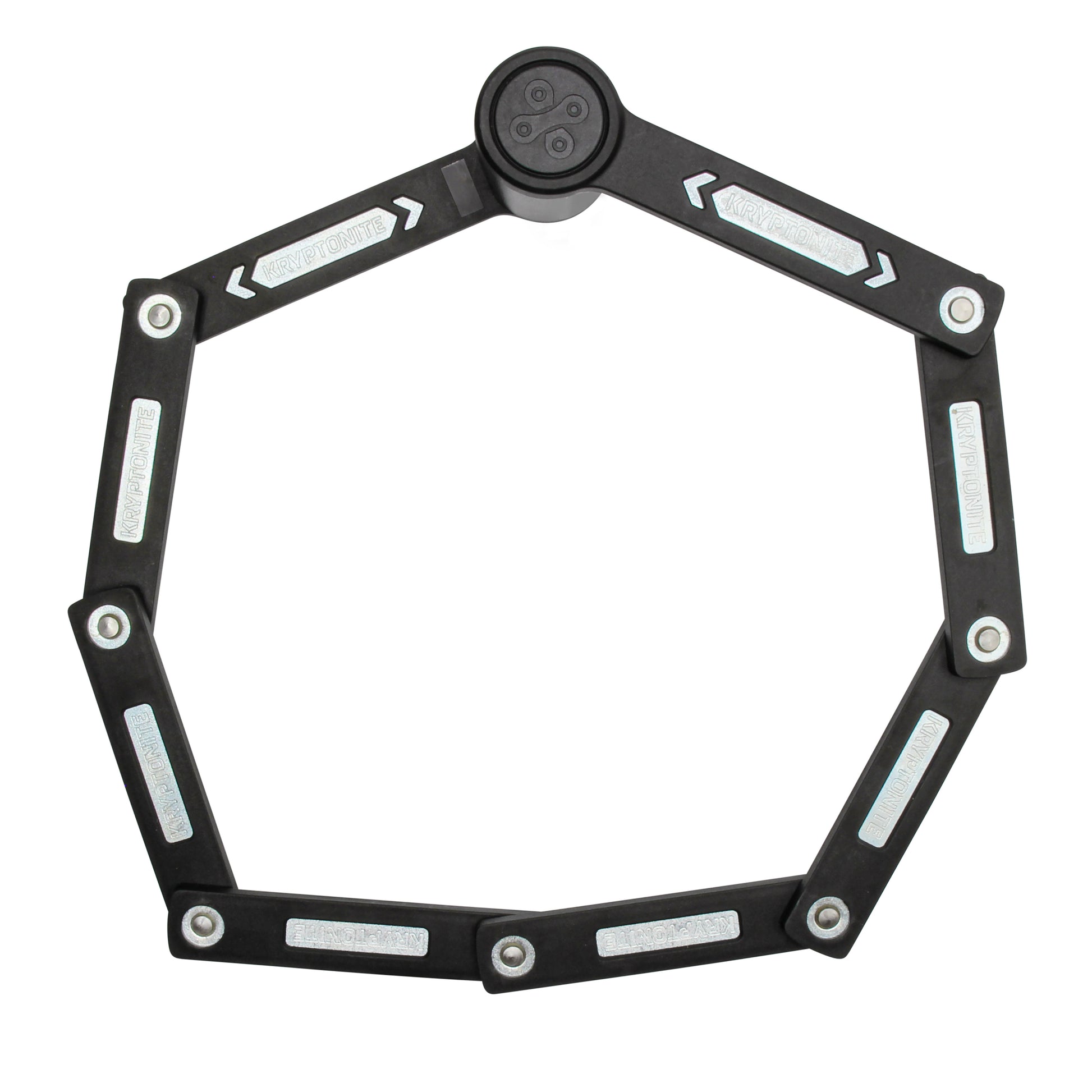 Kryptonite Keeper Mini Folding Bicycle Lock, Keyed Black