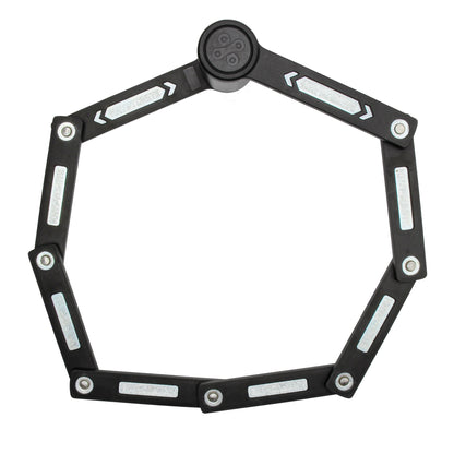 Kryptonite Keeper Mini Folding Bicycle Lock, Keyed Black