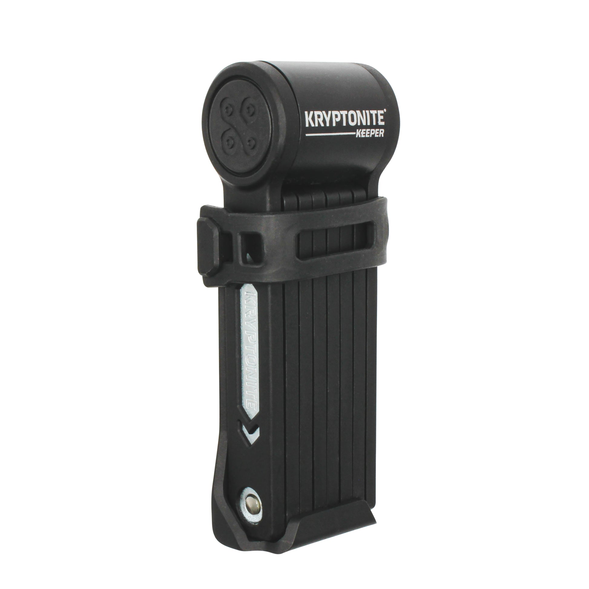 Kryptonite Keeper Mini Folding Bicycle Lock, Keyed Black