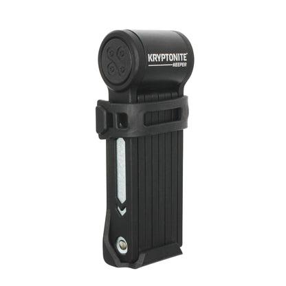 Kryptonite Keeper Mini Folding Bicycle Lock, Keyed Black