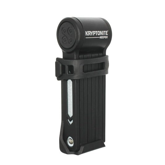 Kryptonite Keeper Mini Folding Bicycle Lock, Keyed Black