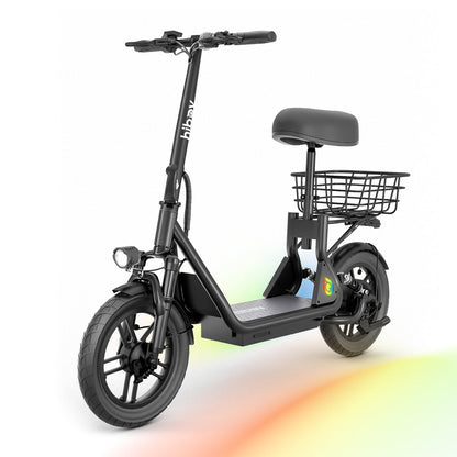 Hiboy Q2 Pro 411 Watt Electric Seat Scooter for Commuting Black
