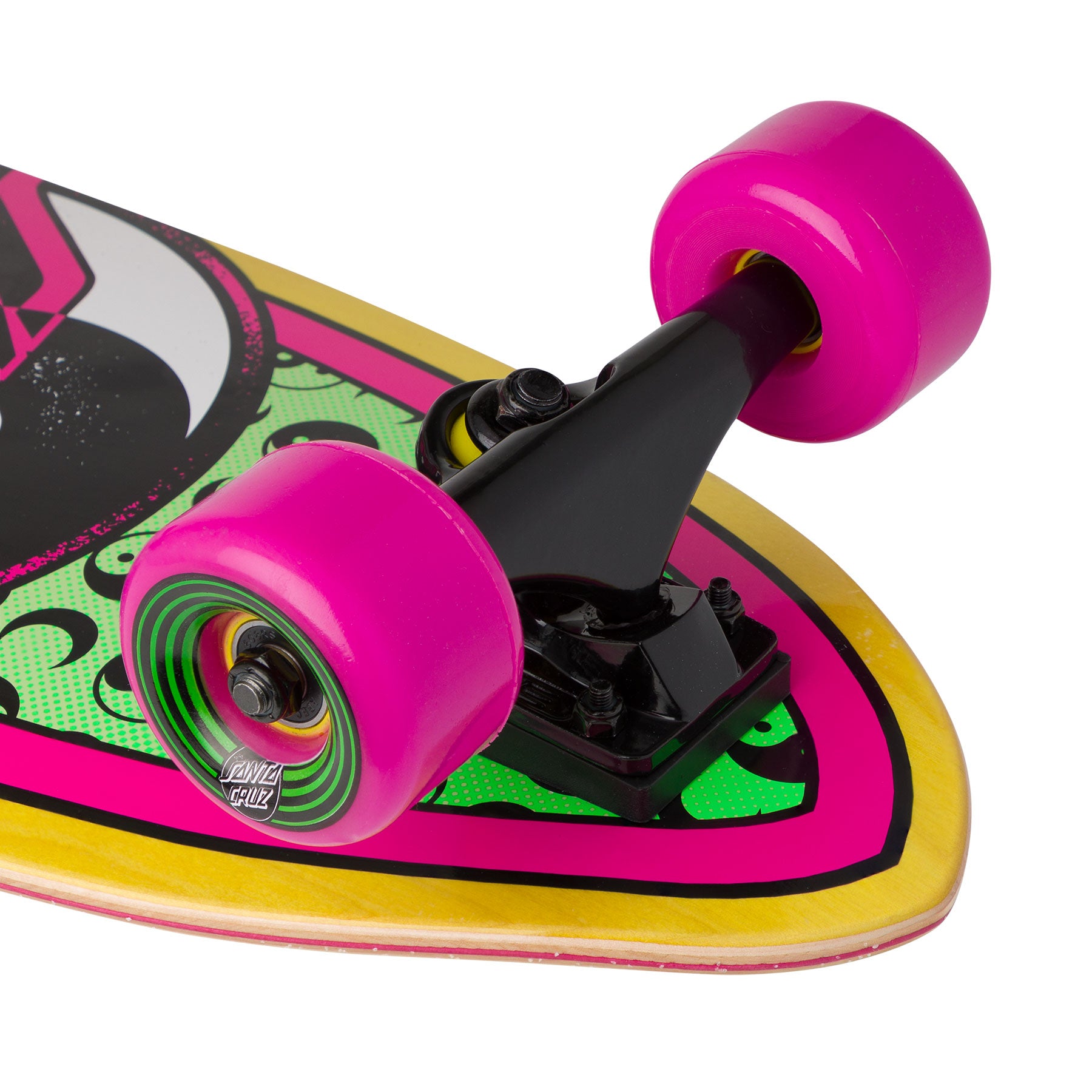 Santa Cruz Yin Yang Dot 8.8in x 27.7in Shark Cruiser Longboard Complete