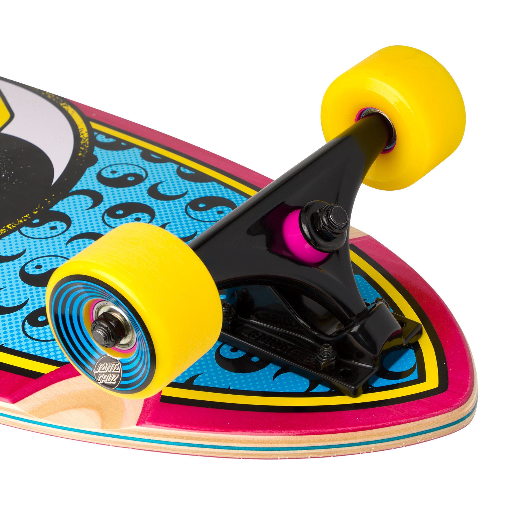 Santa Cruz Yin Yang Dot 9.20in x 33in Pintail Longboard Complete