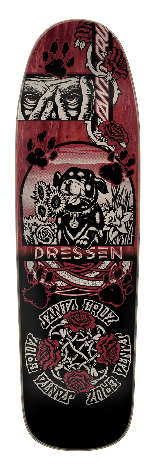 Santa Cruz Dressen Evo Pro Shaped 9.30in x 32.36in Skateboard Deck