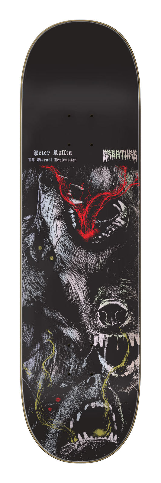 Creature Raffin Mortem VX 8.6in x 32.11in Skateboard Deck