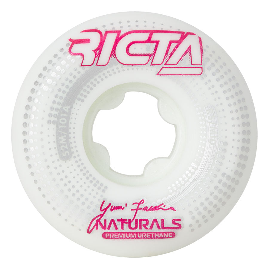 Ricta Wheels 52mm 101a Facchini Source Naturals Mid Skateboard Wheels (Set of 4)