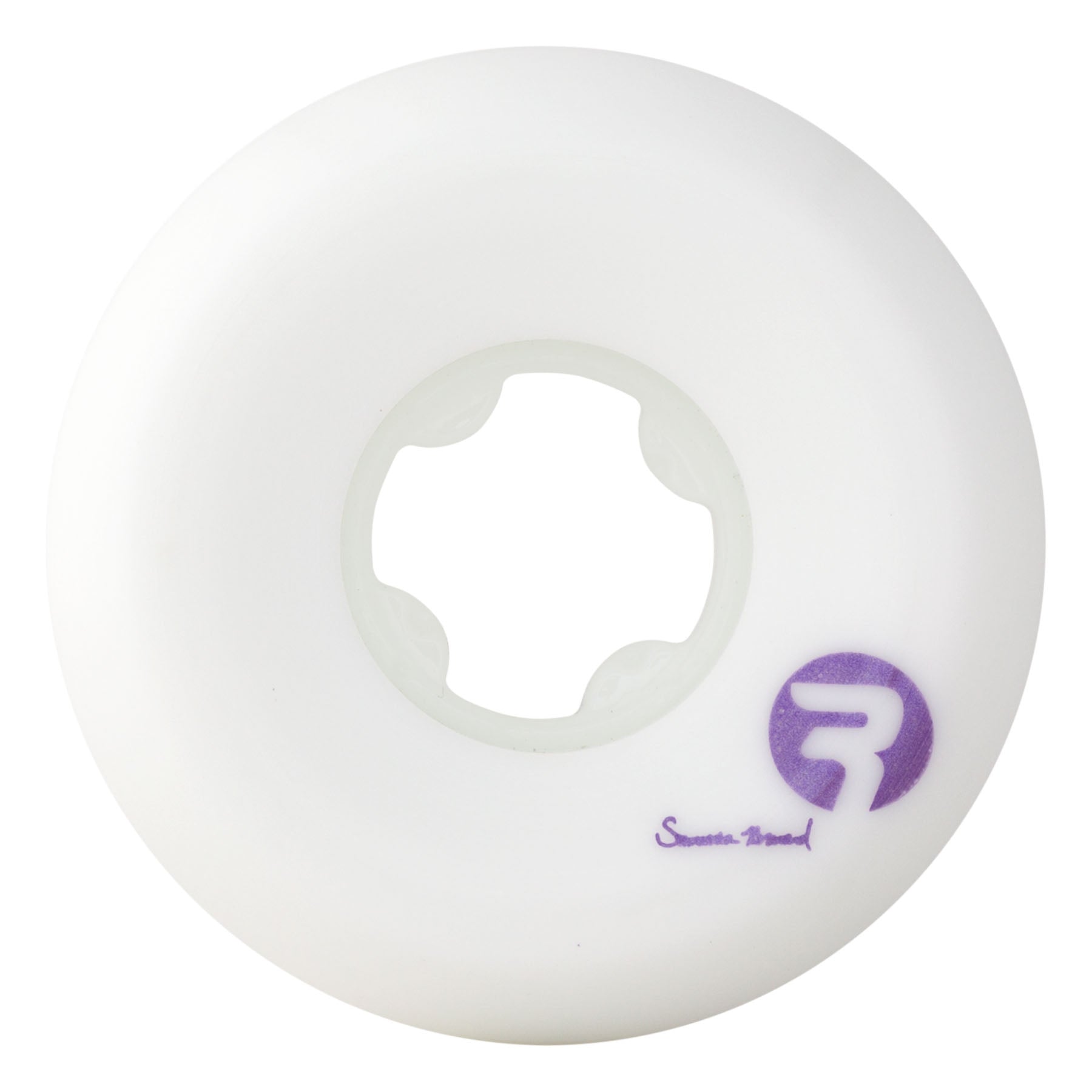 Ricta Wheels 53mm 99a Brevard Orbital Naturals White Purple Wide Skateboard Wheels (Set of 4)