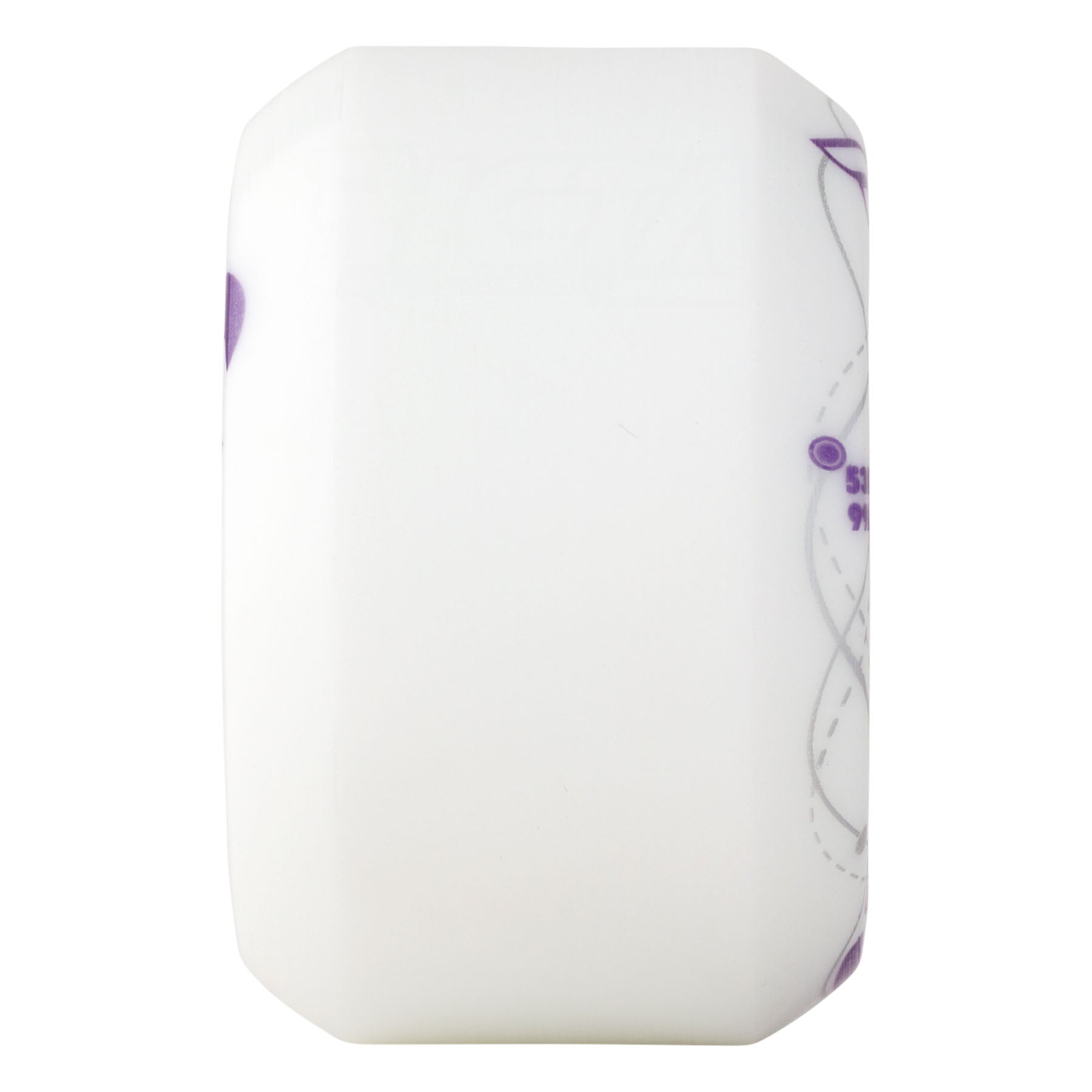 Ricta Wheels 53mm 99a Brevard Orbital Naturals White Purple Wide Skateboard Wheels (Set of 4)