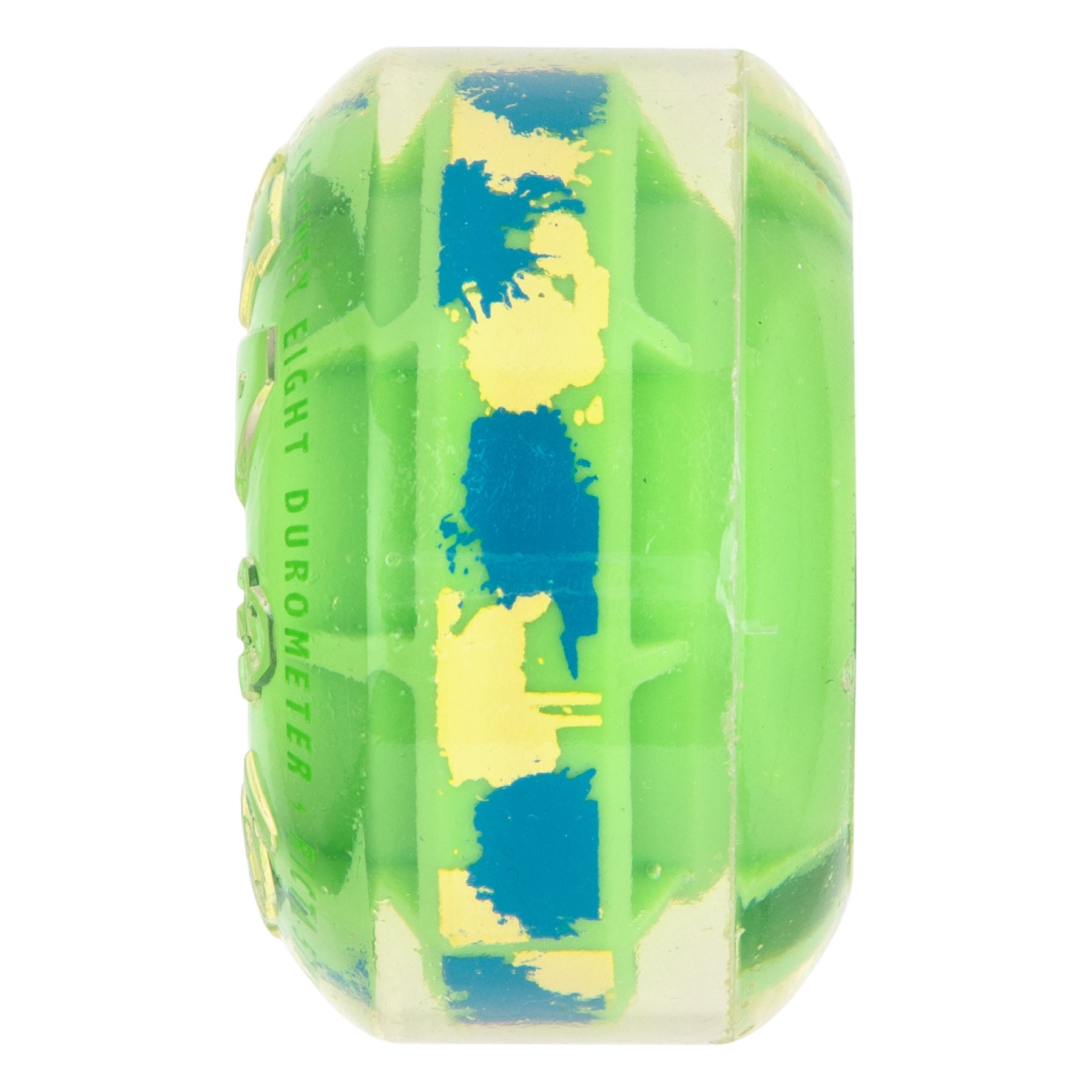 Ricta Wheels 57mm 78a Clear Splatter Clouds Camo Green Skateboard Wheels