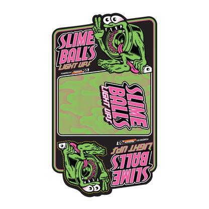 Slime Balls 60mm 78a Screaming Slime Light Ups OG Slime Green Yellow Skateboard Wheels