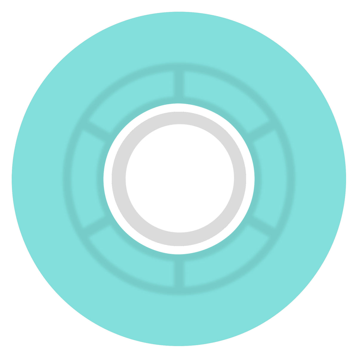 Ricta Wheels 57mm 78a Clouds Transparent Aqua White Skateboard Wheels