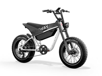 Himiway C5 Ultra 750W Motorbike Style Electric Bike White/Black