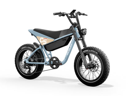 Himiway C5 Ultra 750W Motorbike Style Electric Bike Bluish Grey