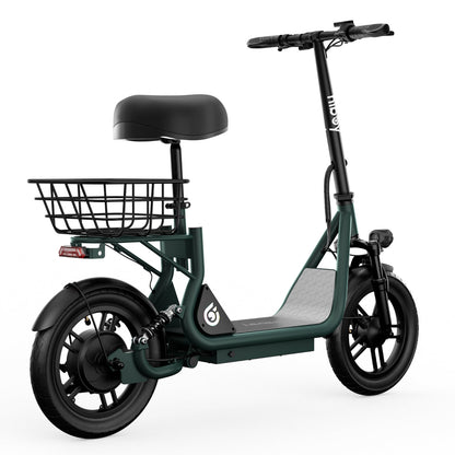 Hiboy Q2 Pro 411 Watt Electric Seat Scooter for Commuting Green