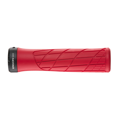 Ergon GA2 Lock-On MTB Bicycle Grips Risky Red