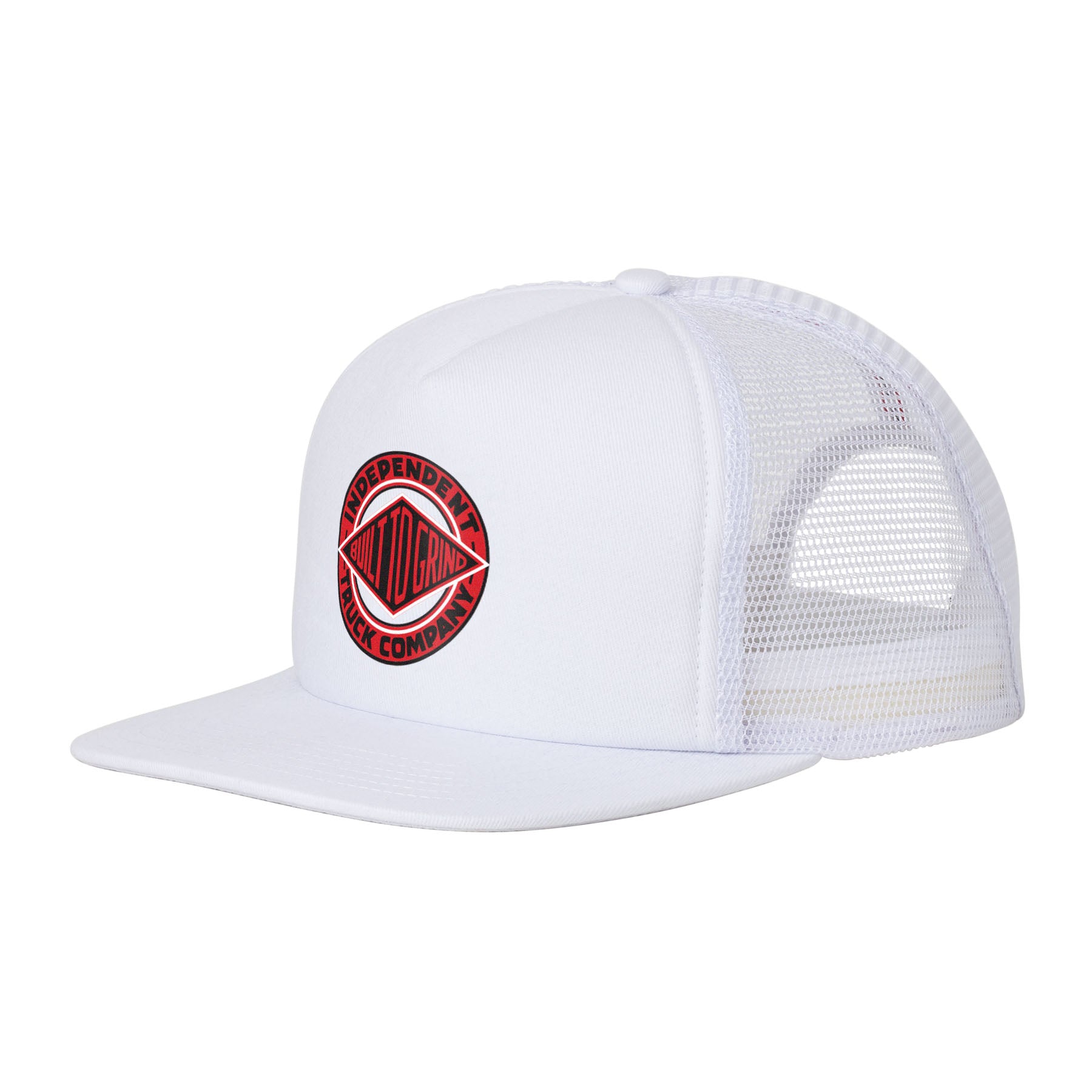 Independent BTG Summit Printed Mesh Trucker Structured Hat, White, One Size