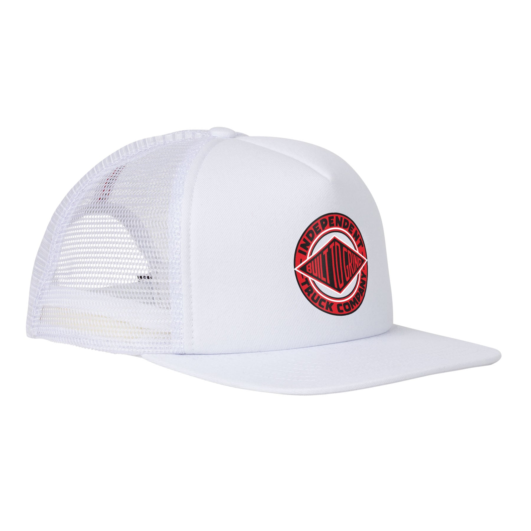 Independent BTG Summit Printed Mesh Trucker Structured Hat, White, One Size