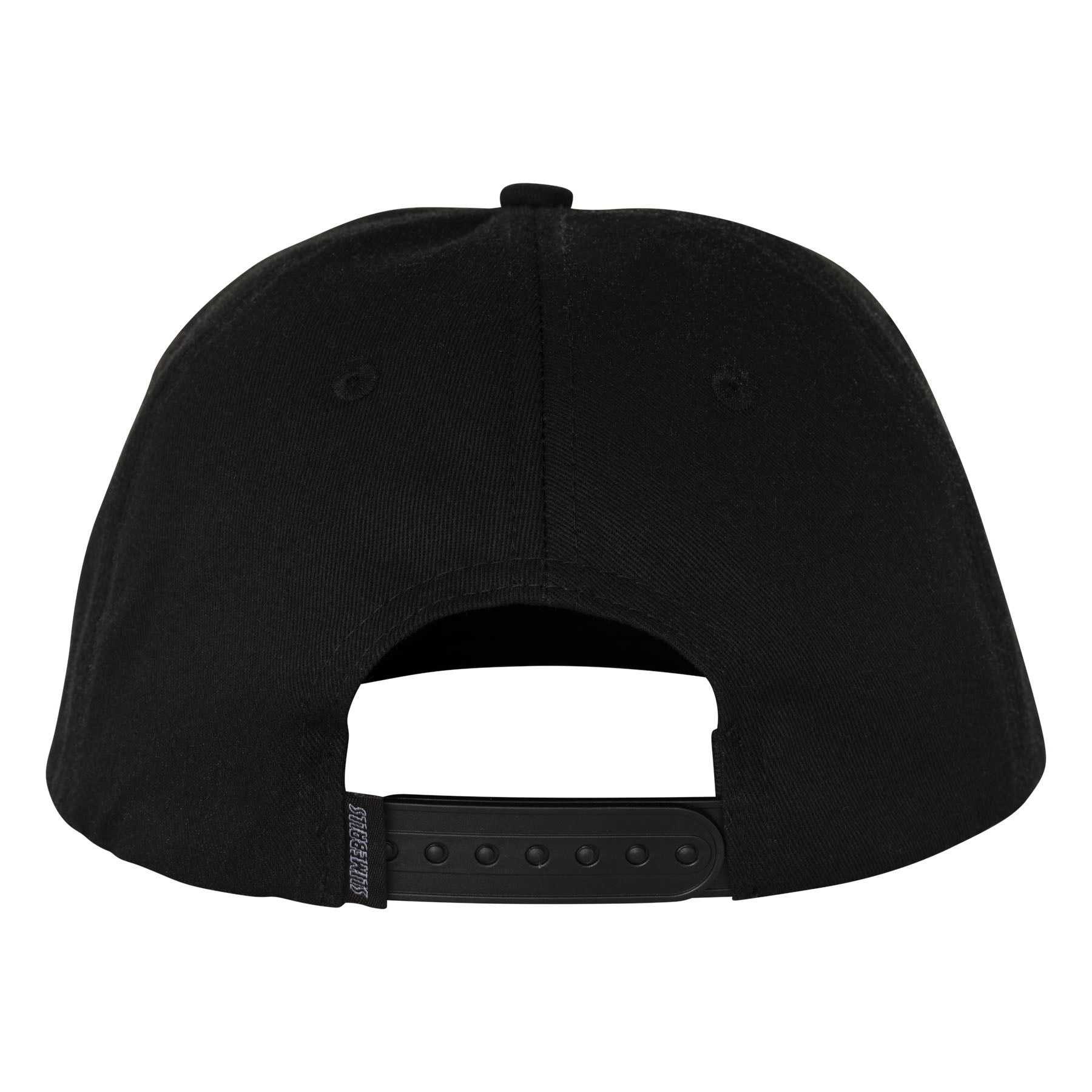 Slime Balls All Nighter Snapback Unstructured Mid Hat Black One Size Unisex