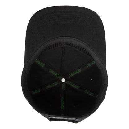 Slime Balls All Nighter Snapback Unstructured Mid Hat Black One Size Unisex