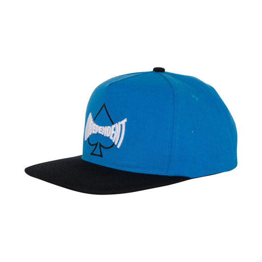 Independent Can't Be Beat Snapback Unstructured Mid Hat Blue/Black One Size Unisex
