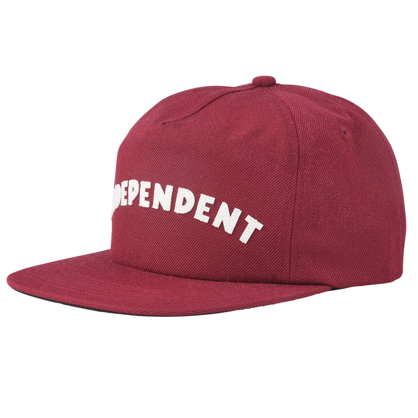 Independent Brigade Strapback Unstructured Mid Hat, Cardinal, One Size