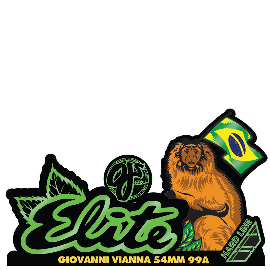 OJ Wheels 54mm 99a Vianna TamTam Elite Hardlines Skateboard Wheels