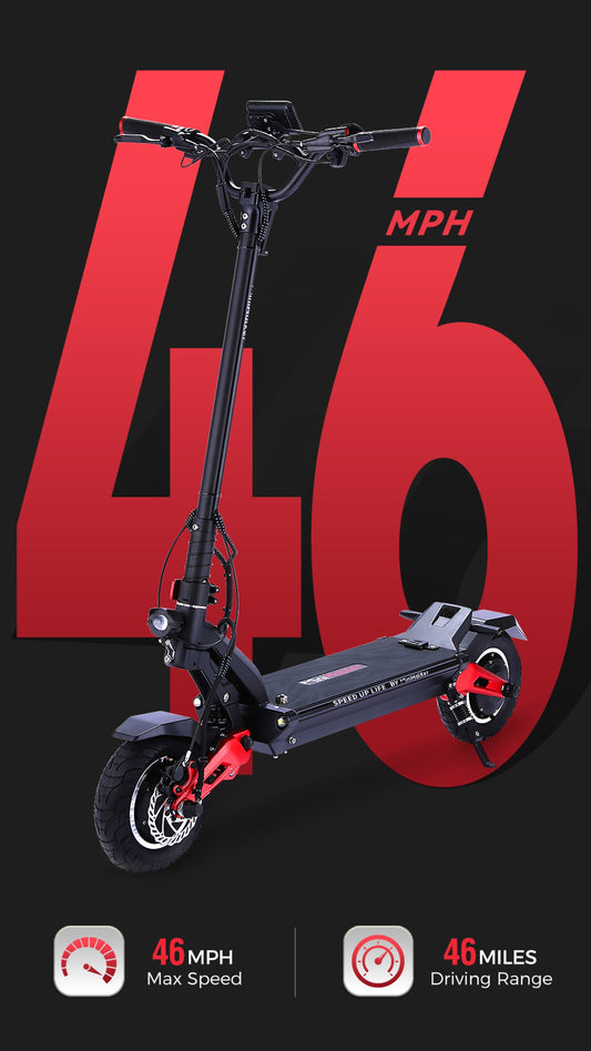 MiniWalker Tiger 10 Pro Plus Dual Motor Dual Suspension Electric Scooter