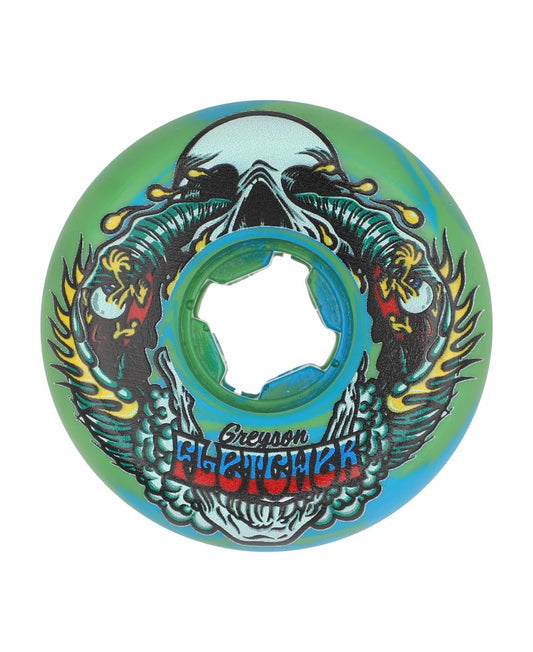 Slime Balls Wheels 56mm 99a Greyson Fletcher Guest Vomit Mini Green Blue Swirl Skate Wheels