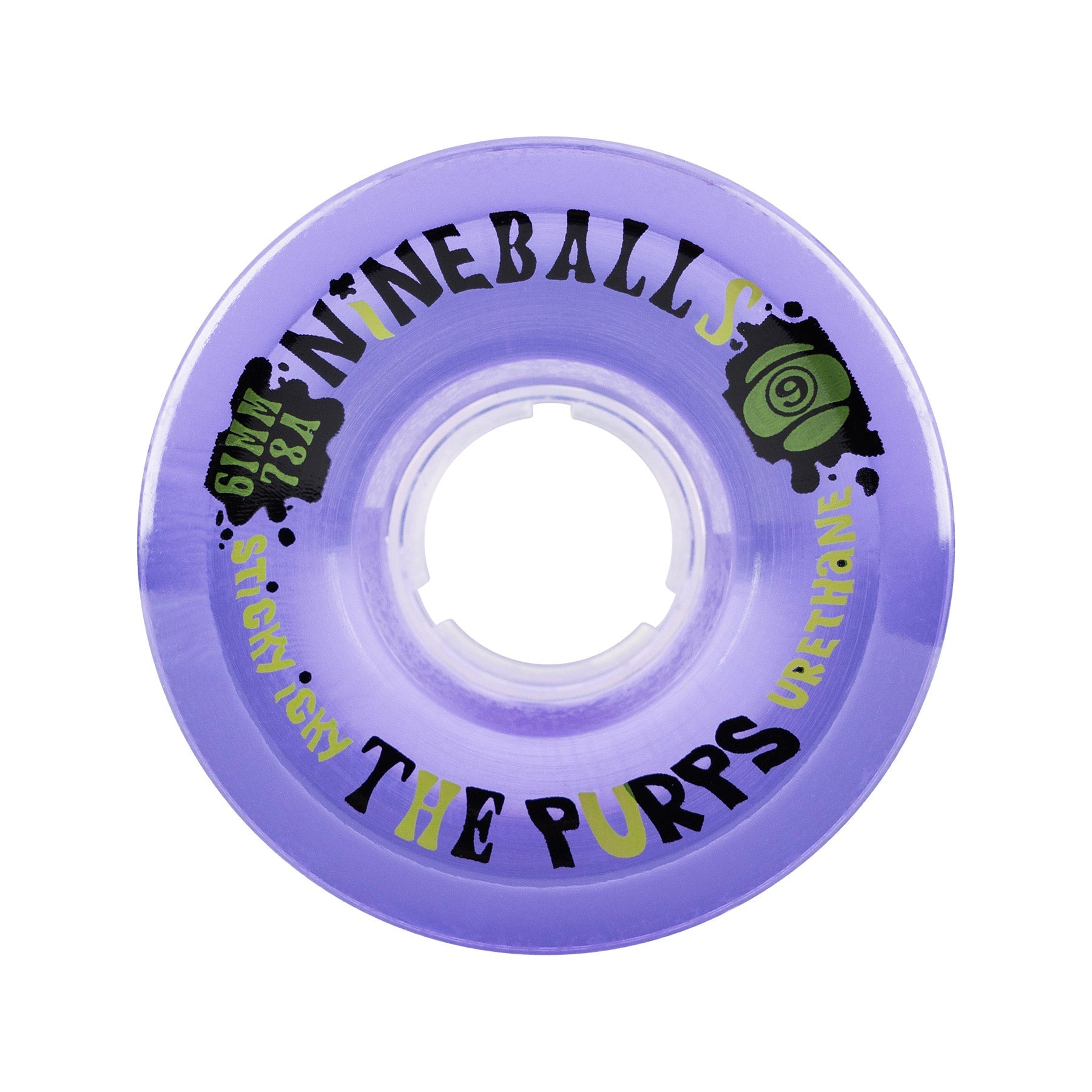 Sector 9 61mm 78a Nineballs Longboard Wheels Purple