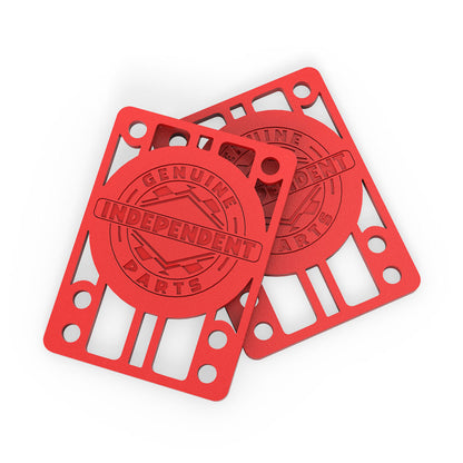 Independent Genuine Parts 1/8 in Risers Red
