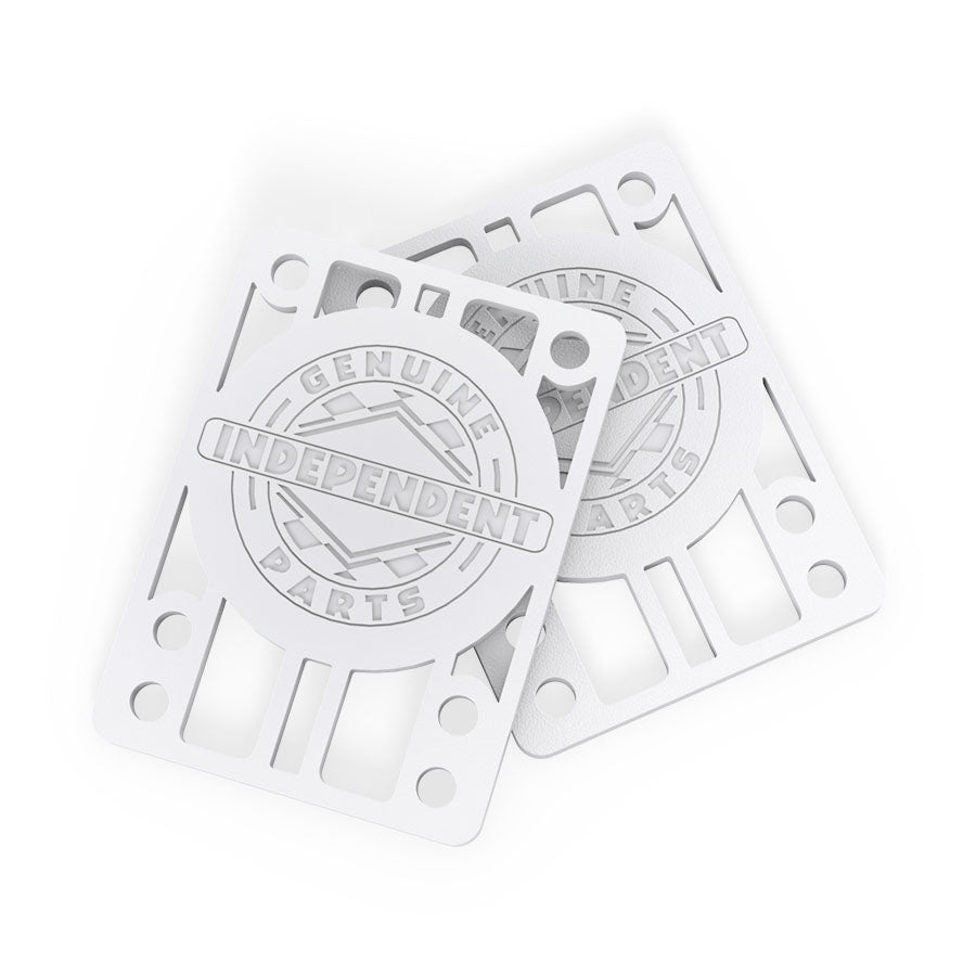 Independent Genuine Parts 1/8 in Risers White