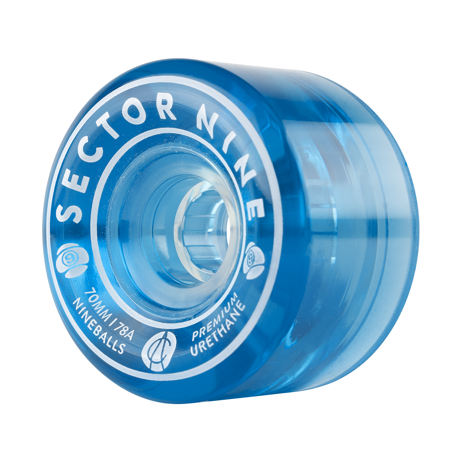 Sector 9 70mm 78a Nineballs Longboard Wheels Blue