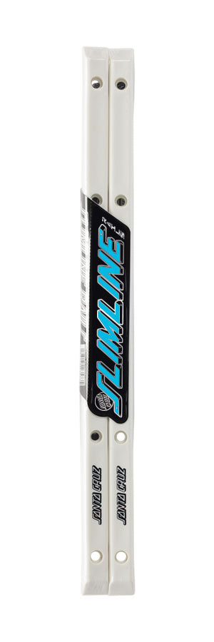 Santa Cruz Slimline Skateboard Rails, White