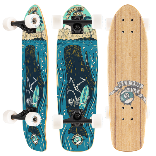Sector 9 Bambino Moby Kicktail Cruiser Longboard Complete
