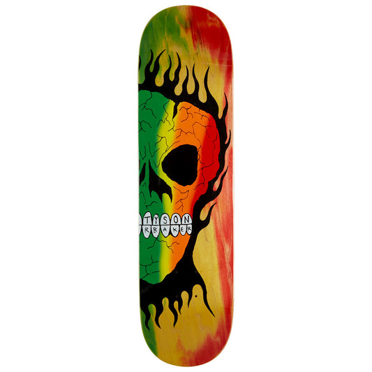 Baker Rowan Tyson Peterson Rasta Skull 8.25in x 32.25in Skateboard Deck