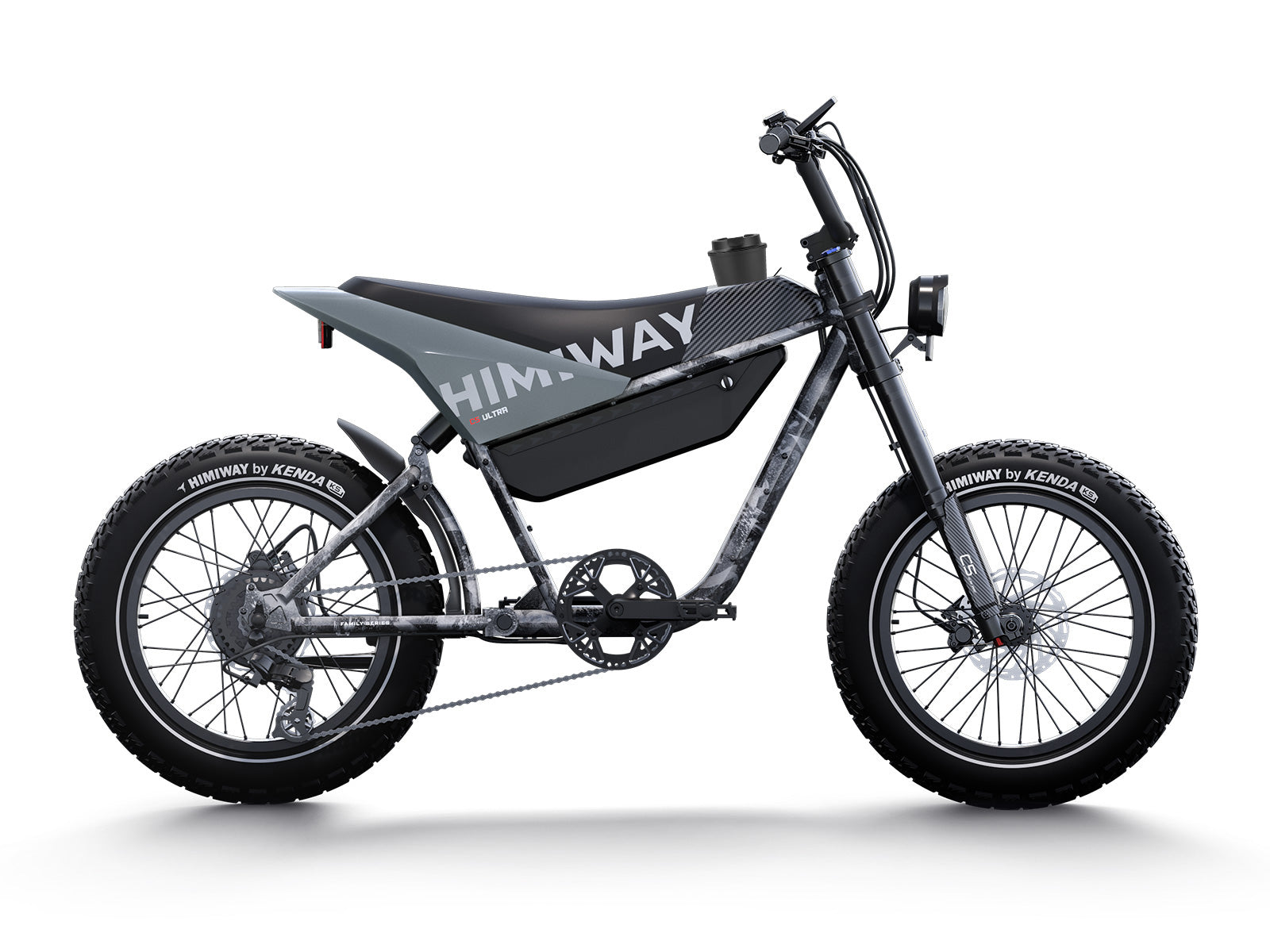 Himiway C5 Ultra 750W Motorbike Style Electric Bike Ink Grey Camo