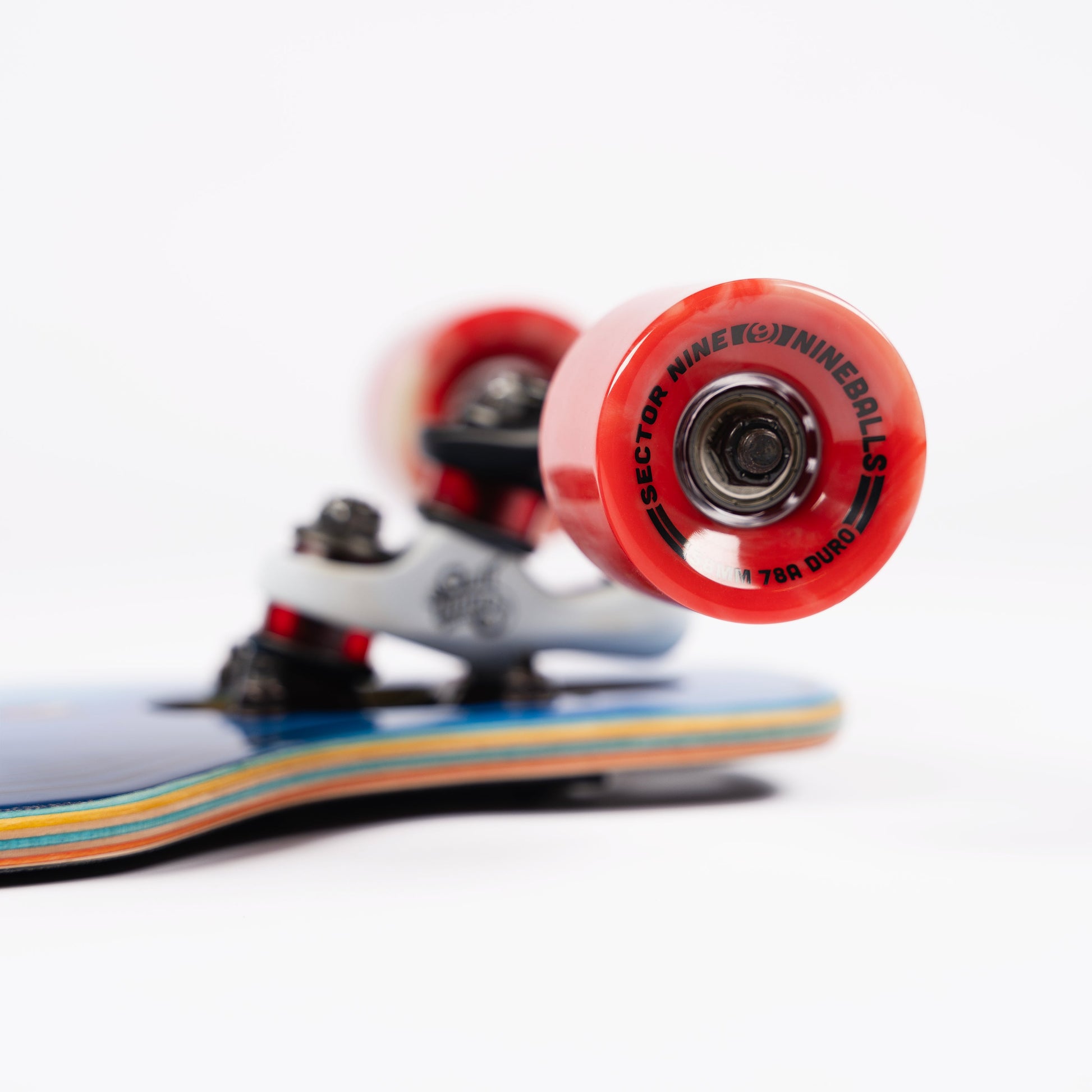 Sector 9 9erMini Fractal Blue Drop Through Longboard Complete
