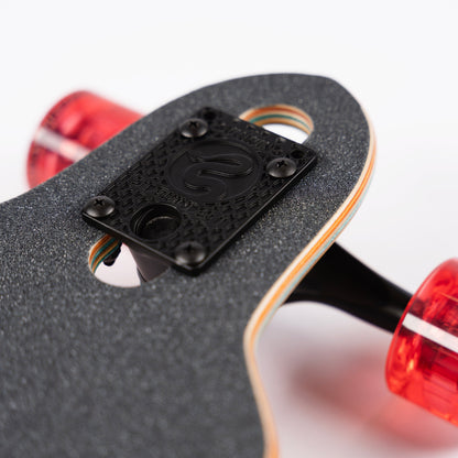 Sector 9 9erMini Fractal Orange Drop Through Longboard Complete