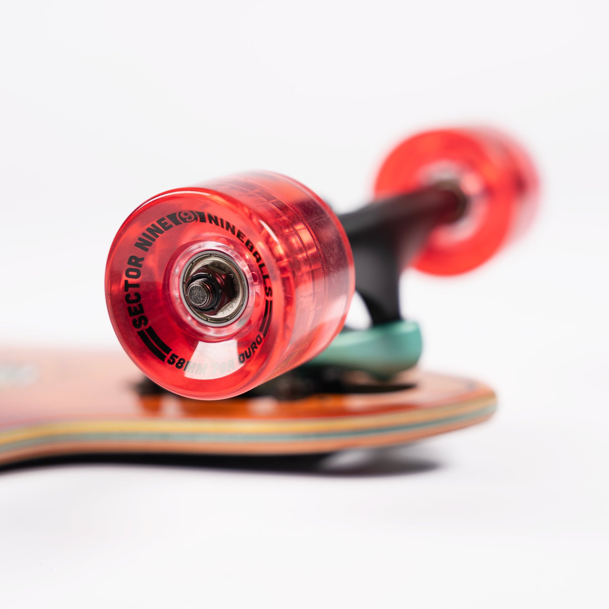 Sector 9 9erMini Fractal Orange Drop Through Longboard Complete