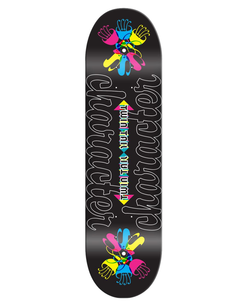 Character Twin Tail Script 8.25" x 31.8" Skateboard Deck