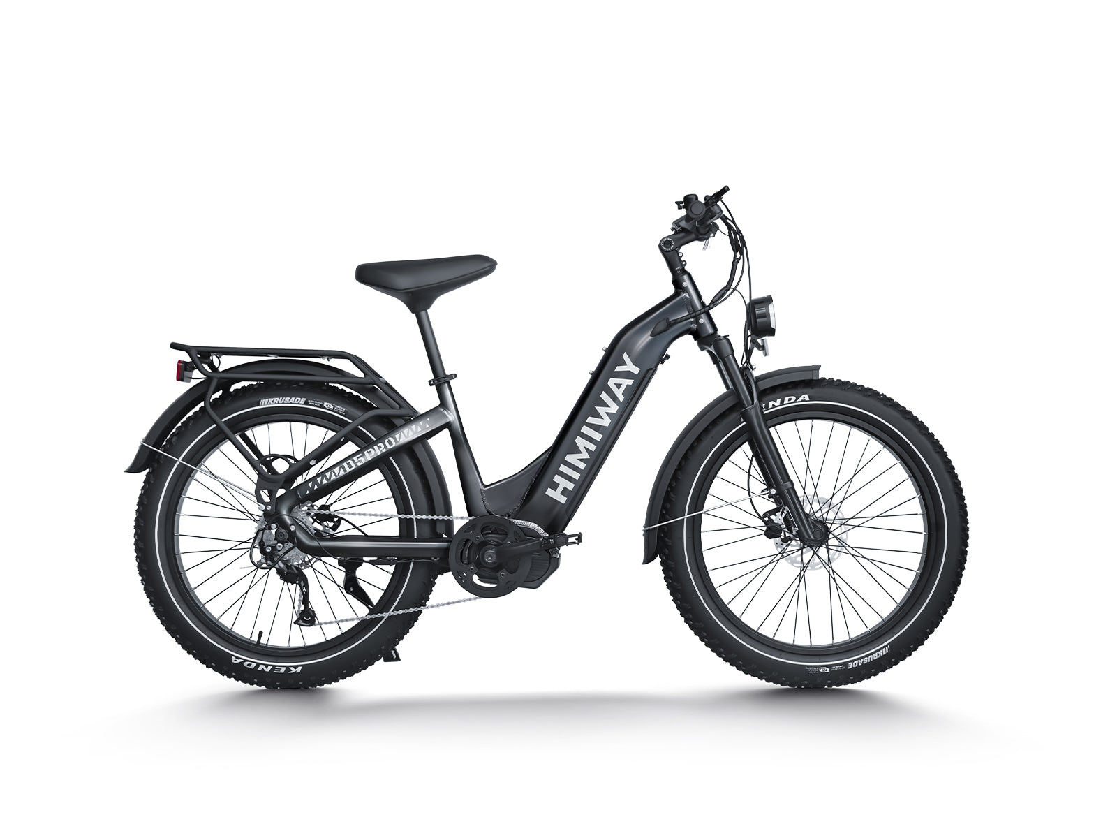 Himiway D5 Pro Step Through 500W Mid Motor Fat Tire All-Terrain Long Range E-Bike Grey