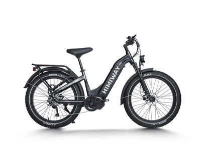 Himiway D5 Pro Step Through 500W Mid Motor Fat Tire All-Terrain Long Range E-Bike Grey