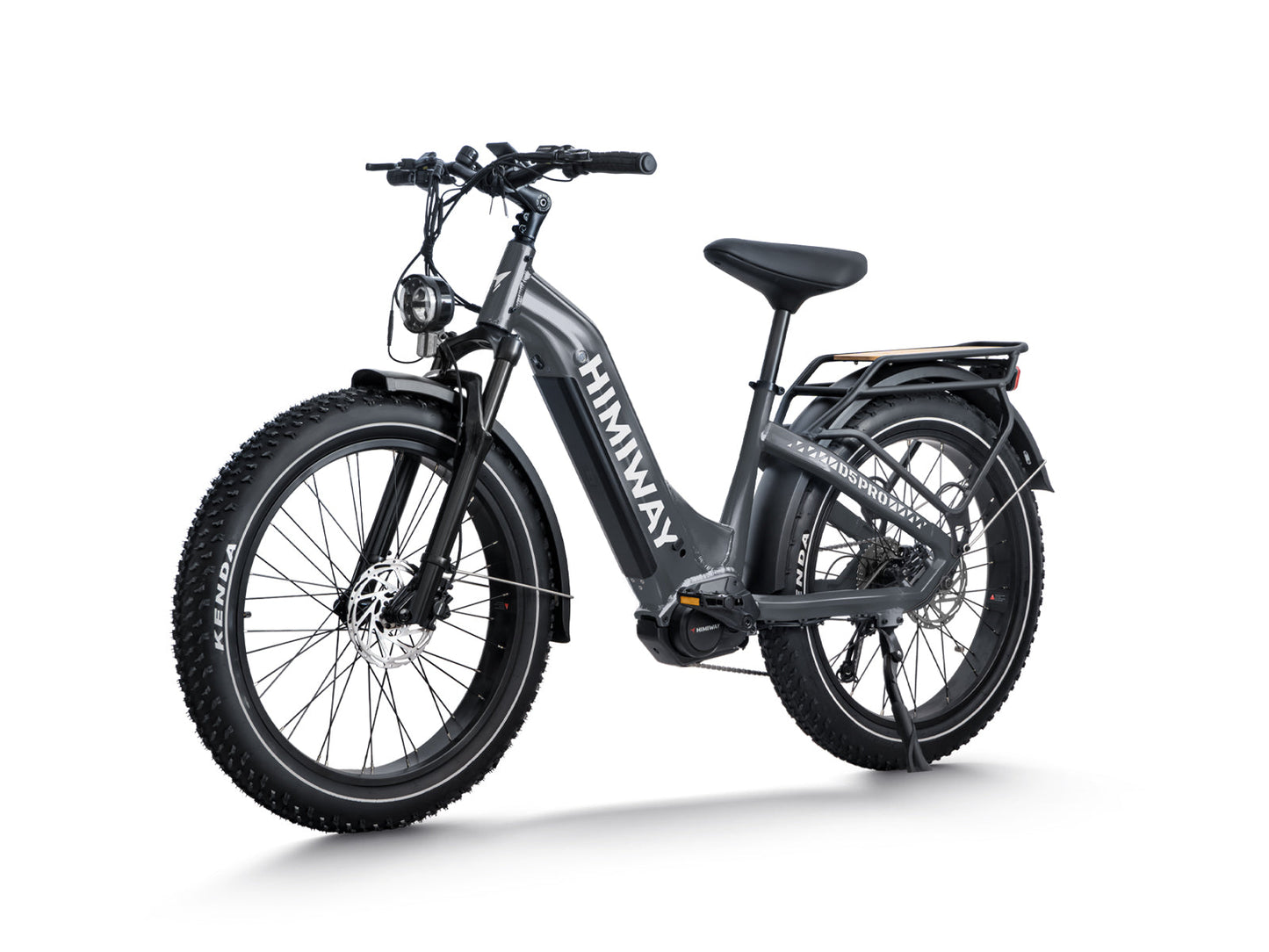 Himiway D5 Pro Step Through 500W Mid Motor Fat Tire All-Terrain Long Range E-Bike Grey