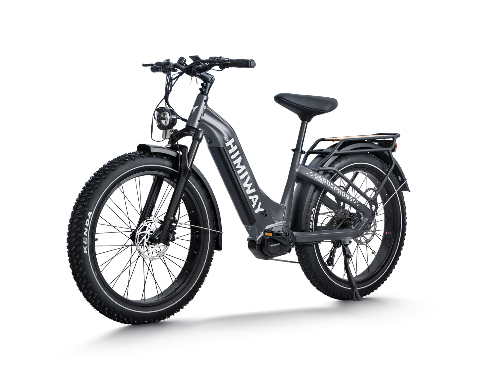 Himiway D5 Pro Step Through 500W Mid Motor Fat Tire All-Terrain Long Range E-Bike Grey