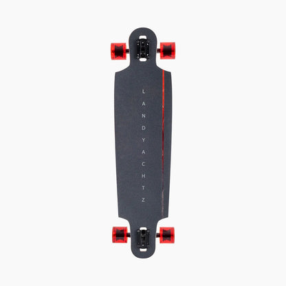 Landyachtz Drop Cat 38 Python Drop Through Rocker Freeride Longboard Complete